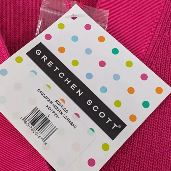 Gretchen Scott Grosgrain Heaven Hi-Lo Cardigan - Picture 5 of 10